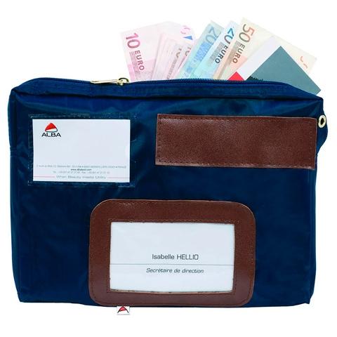 BOLSA VALIJA ALBA NYLON IMPERMEABLE 27x18x4 cm AZUL