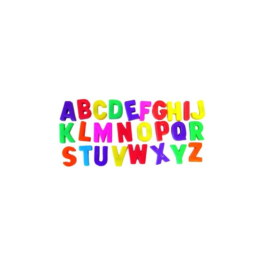 BOTE MINILAND LETRAS MAGNETICAS MAYUSCULAS 154 PIEZAS DE 32 mm