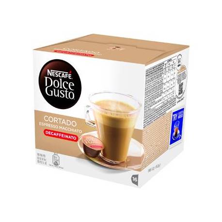 CAFE CORTADO DESCAFEINADO DOLCE GUSTO 16U.