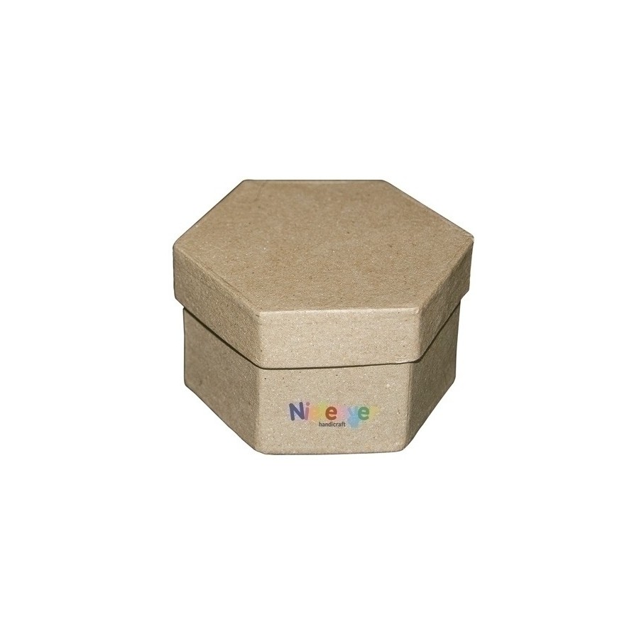 CAJAS DECORABLES NIEFENVER CARTON HEXAGONALES 7,8x5CM