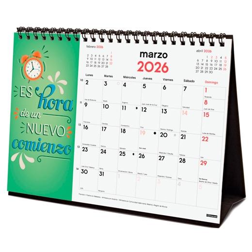 CALENDARIO (2026) FINOCAM SOBREMESA IMAGENES MENSUAL PARA ESCRIBIR S 210x150 FRASES INSPIRADORAS