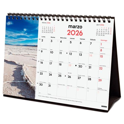 CALENDARIO (2026) FINOCAM SOBREMESA IMAGENES MENSUAL PARA ESCRIBIR S 210x150 NATURALEZA IMPACTANTE