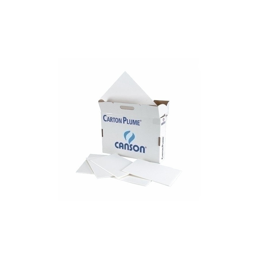 CARTON PLUMA CANSON BLANCO  3 mm 50x70 cm