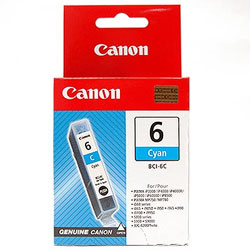 CARTUCHO INKJET CANON BCI-6C BJ-S800/S820/S900, i990/99XX, PIXMA IP4000/iP5000/iP6000/iP8500/MP750/MP760/MP781 CIAN 280 PÁG. (4706A002)