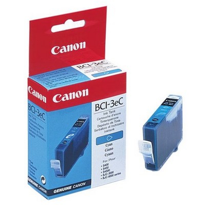 CARTUCHO INKJET CANON BCI3EC CARG.CIAN PARA BC30 Y BC33 BJC 3000/6000 S400/500/600 (4480A002AB)