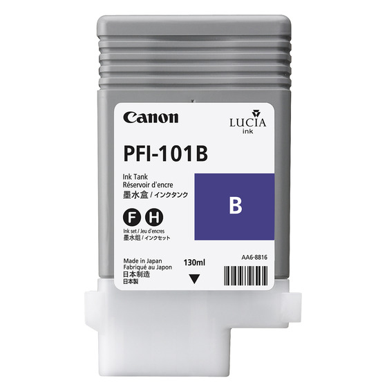 CARTUCHO INKJET CANON PFI-101B IPF5000/6000 AZUL 130 ML. (0891B001AA)