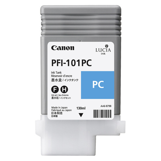 CARTUCHO INKJET CANON PFI-101PC IPF5000/6000 CIAN FOTO 130 ML. (0887B001AA)