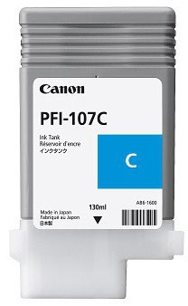 CARTUCHO INKJET CANON PFI-107C IMAGEPROGRAF IPF670/IPF680/IPF685/IPF770/IPF780/IPF785 CIAN 130 ML.(6706B001)