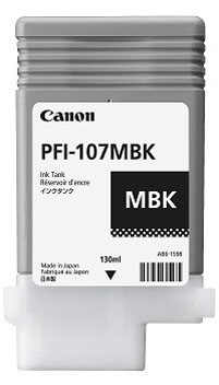 CARTUCHO INKJET CANON PFI-107MBK IMAGEPROGRAF IPF670/IPF680/IPF685/IPF770/IPF780/IPF785 NEGRO MATE 130 ML.(6704B001)
