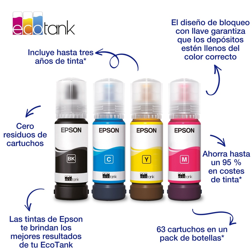 CARTUCHO INKJET EPSON T00P240 ECOTANK ET-2710/2711/2712/2714/2715/2720/2721/2726/4700/4750 CIAN 70ML