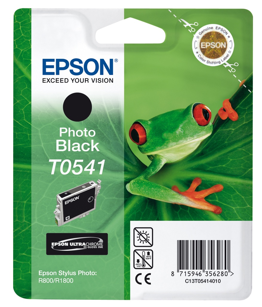 CARTUCHO INKJET EPSON T054140 STYLUS PHOTO R800/1800 NEGRO 260 PÁG.