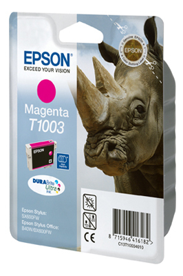 CARTUCHO INKJET EPSON T100340 STYLUS SX600FW/OFFICE B40W/BX600FW MAGENTA