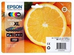 CARTUCHO INKJET EPSON T335740 Nº33XL EXPRESSION PREMIUM XP-530/630/635/830  MULTIPACK de 5 (T3351+T3361+T3362+T3363+T3364)
