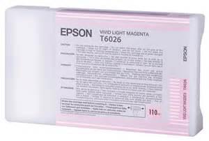 CARTUCHO INKJET EPSON T602600 STYLUS PHOTO 7880/9880 MAGENTA CLARO 110ml