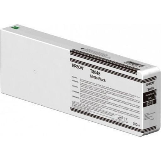 CARTUCHO INKJET EPSON T804800 ULTRACHROME HDX INK SUPERCOLOR SC-P6000/P7000/P7000V/P8000/P9000/P9000V NEGRO MATE 700ML