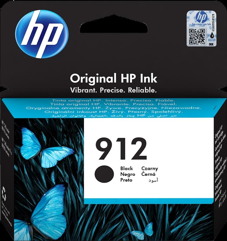 CARTUCHO INKJET HP 3YL80AE Nº912 OFFICEJET  PRO 8012/8014/8015/8017/PRO-8022/8023/8024/8025 NEGRO (300 PAGINAS)