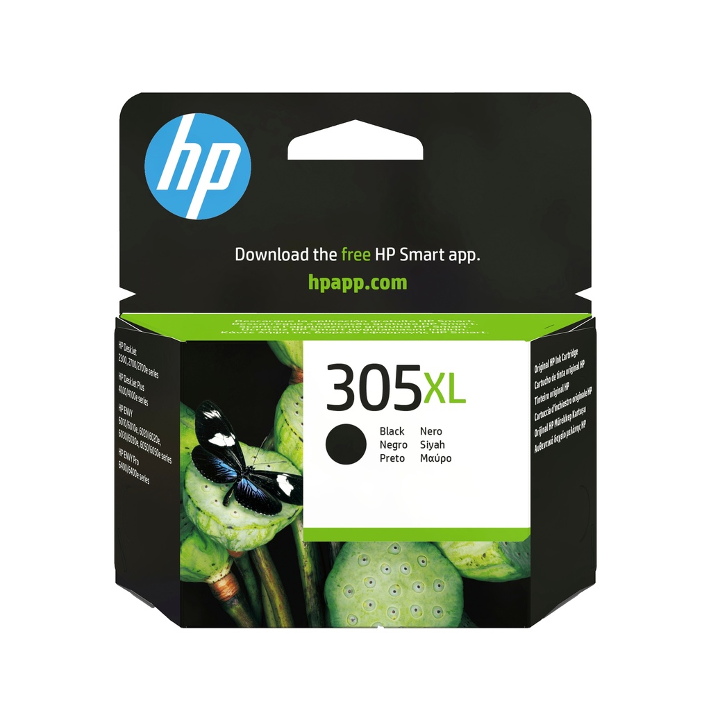 CARTUCHO INKJET HP 3YM62AE Nº305XL DESKJET 1210/1212 NEGRO 240 PÁG.