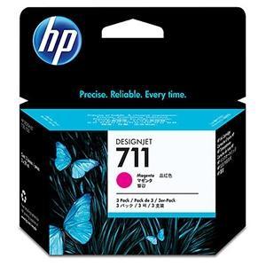 CARTUCHO INKJET HP CZ135A Nº711x3 DESINGNJET T120/T520 MAGENTA 29 ML. PACK DE 3