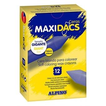 CERAS ALPINO MAXIDACS AMARILLO CLARO ESTUCHE de 12