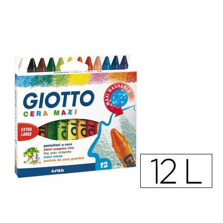 CERAS GIOTTO MAXI ESTUCHE DE 12