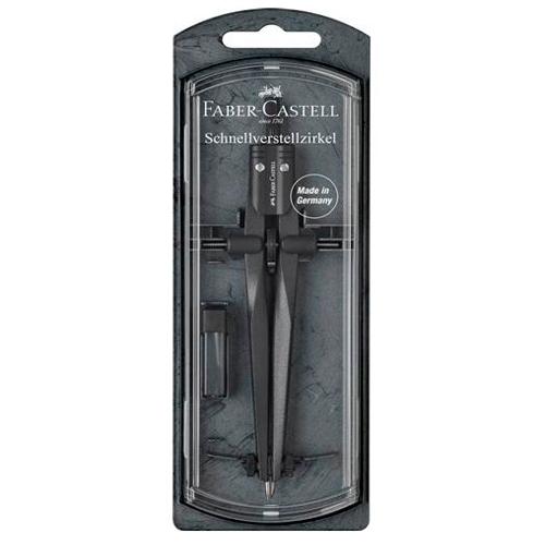 COMPAS FABER-CASTELL STREAM 2019 PIEDRA NEGRA AJUSTE RAPIDO