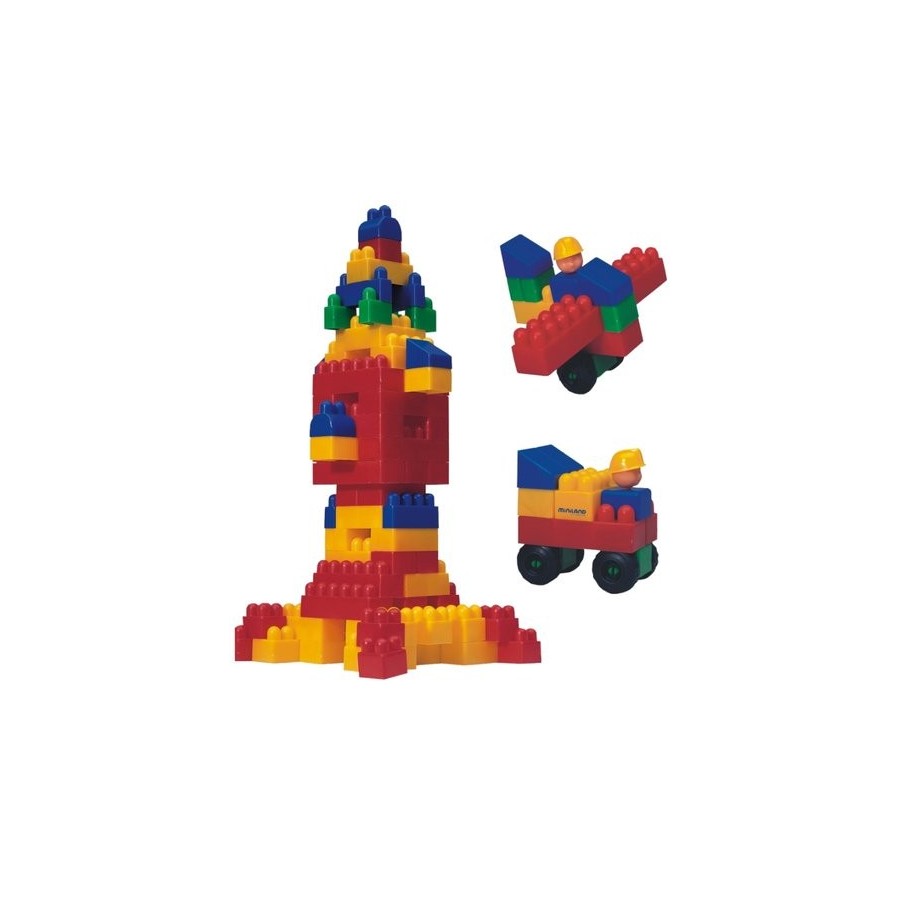 CONTENEDOR MINILAND DE 120 BLOCS PARA CONSTRUCCIONES