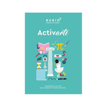 CUADERNO RUBIO A5 ACTIVARTE PASATIEMPOS CON ARTE VOL.1