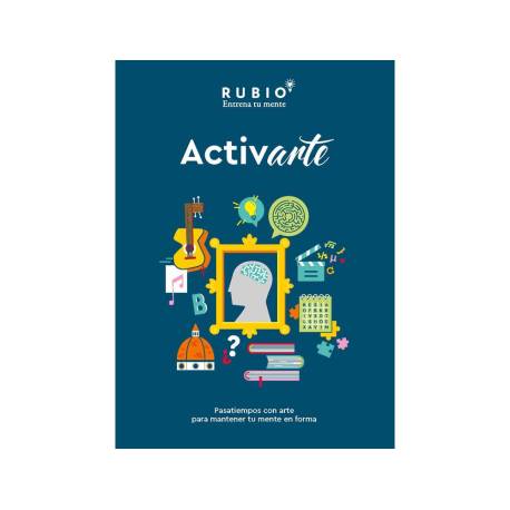 CUADERNO RUBIO A5 ACTIVARTE PASATIEMPOS CON ARTE VOL.2