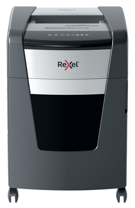 DESTRUCTORA REXEL MOMENTUM EXTRA XP418+ (18h PARTIC.)
Nv.seg.4 - partícula 4x35 mm; dep.45L