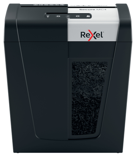 DESTRUCTORA REXEL SECURE MC4 NEGRO (4h CONFETI)
Nv.seg.5 - particula 2x15mm dep.14L