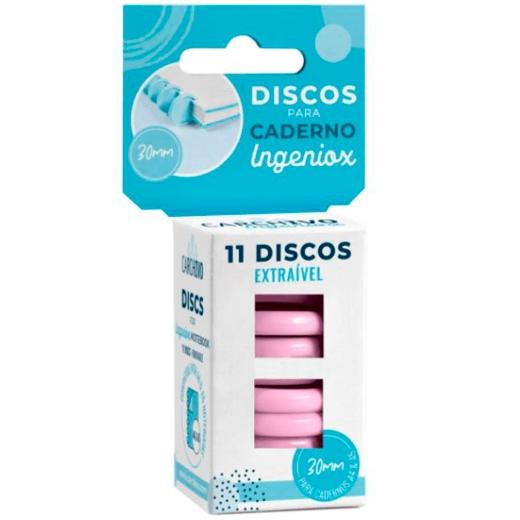 DISCO CARCHIVO PARA BLOC INGENIOX ROSA CAJA DE 11