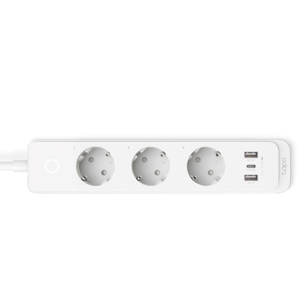 ENCHUFE PROTECTOR TP-LINK TAPO P300E 3 SALIDAS Y 3 USB (REGLETA) CABLE 1,5 METROS