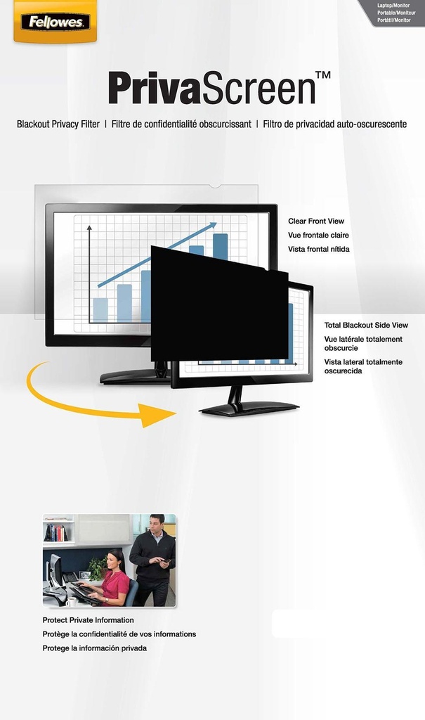 FILTRO PRIVACIDAD FELLOWES PRIVASCREEN 22" - 16:9