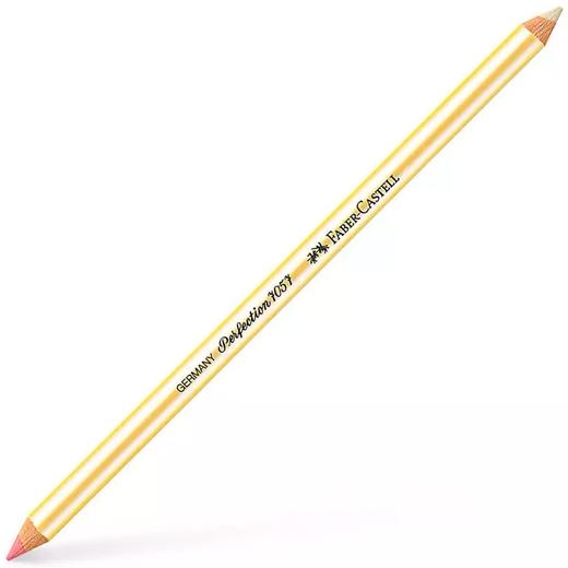 GOMA de BORRAR FABER-CASTELL PERFECTION 7057 con FORMA de LAPIZ y  2 PUNTAS (ud.)