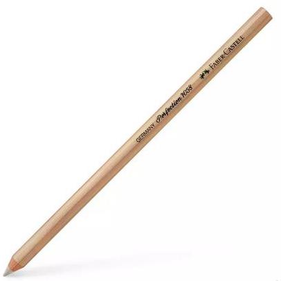 GOMA de BORRAR FABER-CASTELL PERFECTION 7058 con FORMA de LAPIZ PUNTA BLANCA RIGIDA (ud.)