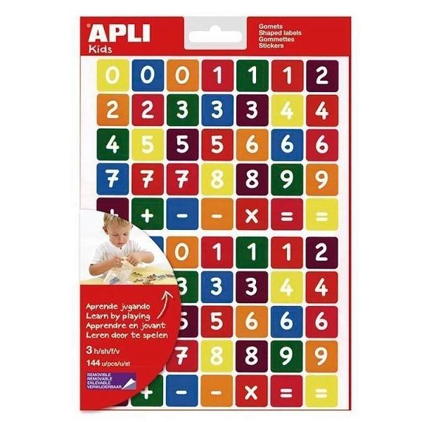 GOMETS APLI  BOLSA 3h REMOVIBLES NUMEROS 210 uds. (14481)