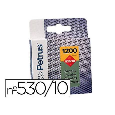 GRAPAS PETRUS CLAVADORA 530/10 mm. COBREADAS caja de 1200