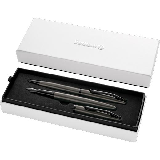 JUEGO BOLIGRAFO+PLUMA PELIKAN NOBLE PIEDRA
