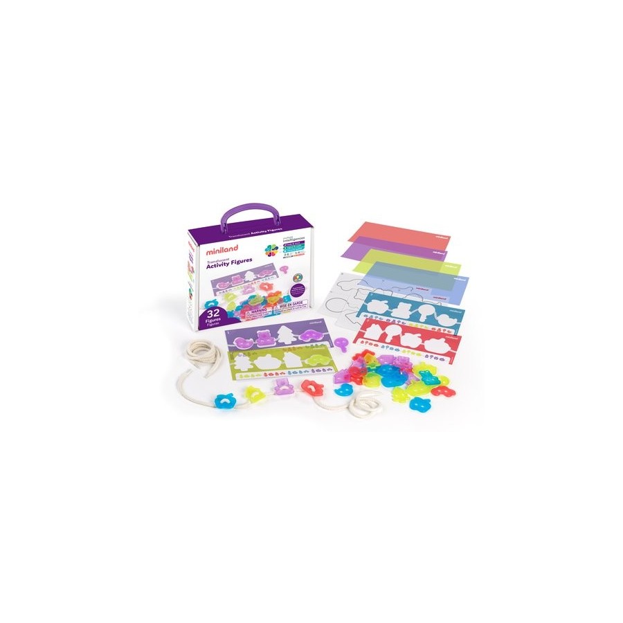 JUEGO EDUCAT.MINILAND TRANSLUCENT ACTIVITY FIGURES (3-6 AÑOS)