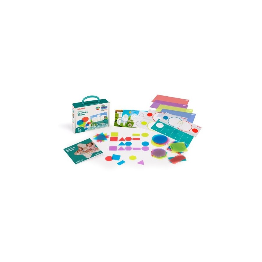 JUEGO EDUCAT.MINILAND TRANSLUCENT GEOMETRY SHAPES (3-6 AÑOS)