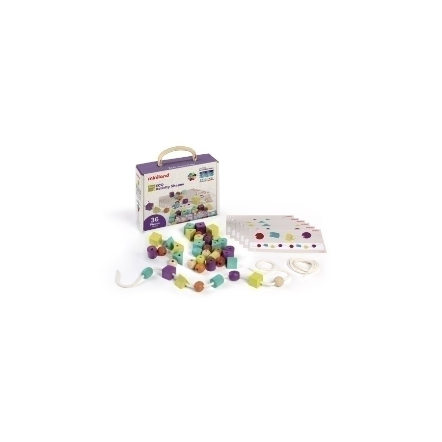JUEGO EDUCATIVO MINILAND MATEMATICO ECO ACTIVITY SHAPES (3-6 AÑOS)