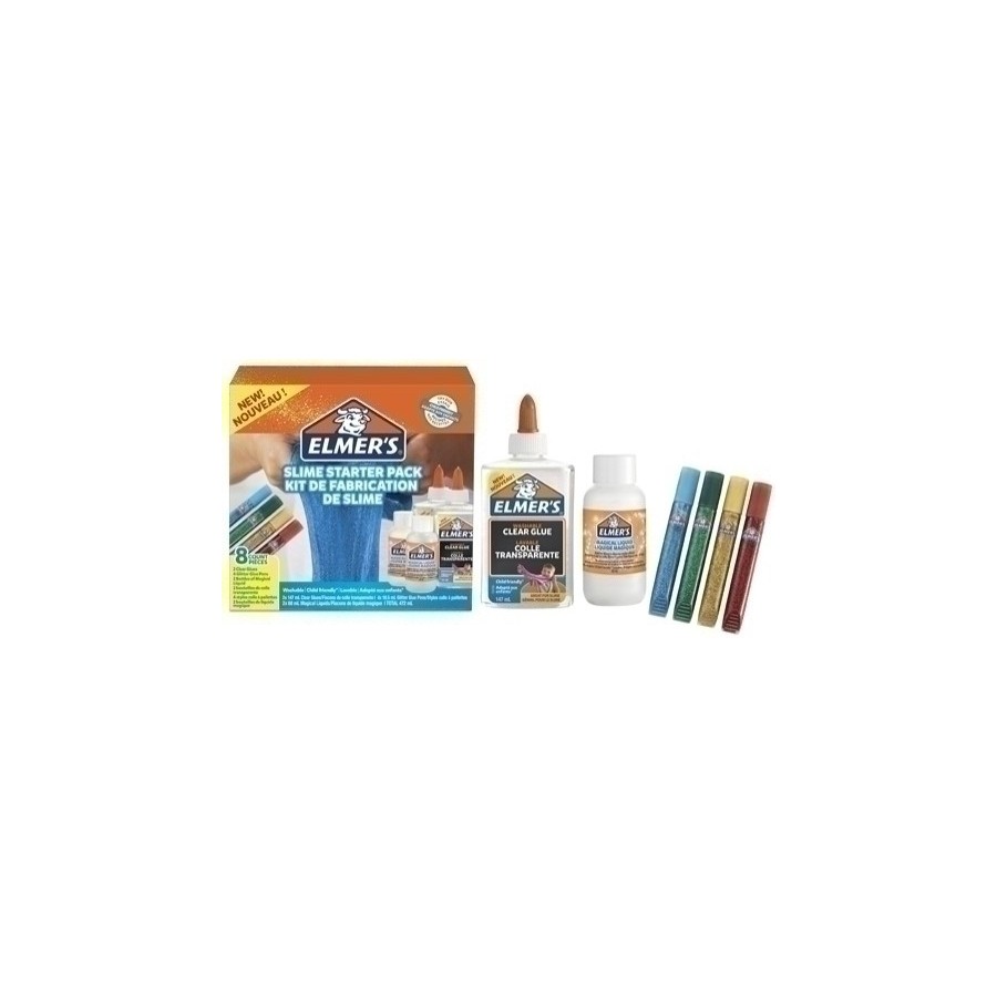 JUEGO ELMER´S SLIME STARTER PACK KIT COMPLETO EXPOSITOR DE 12