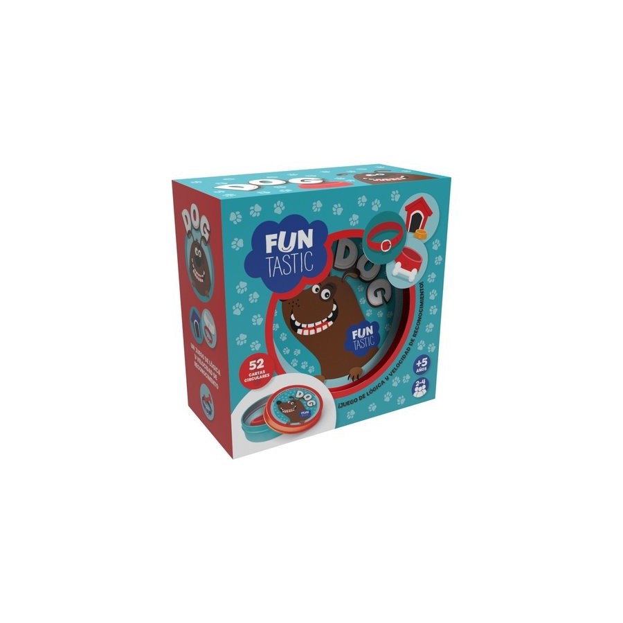 JUEGO IMAGILAND CARTAS REDONDAS FUNTASTIC DOG C/CAJA