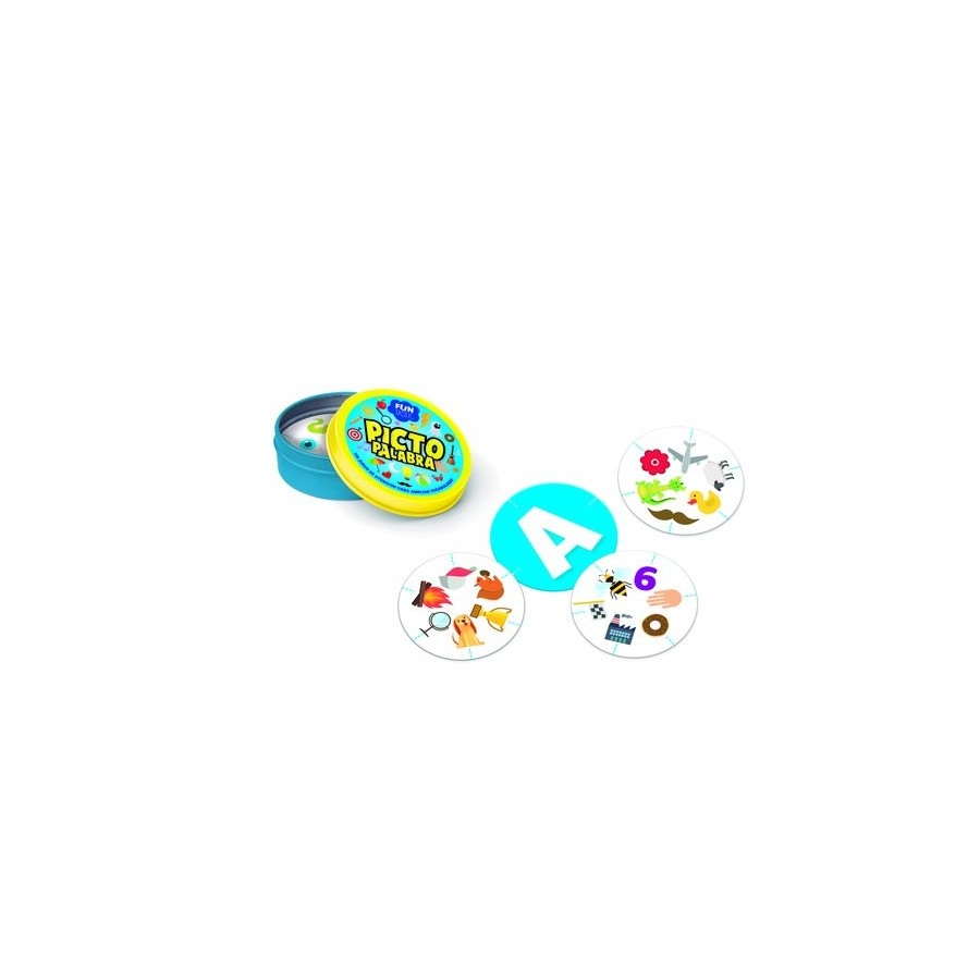 JUEGO IMAGILAND CARTAS REDONDAS FUNTASTIC PICTO PALABRA