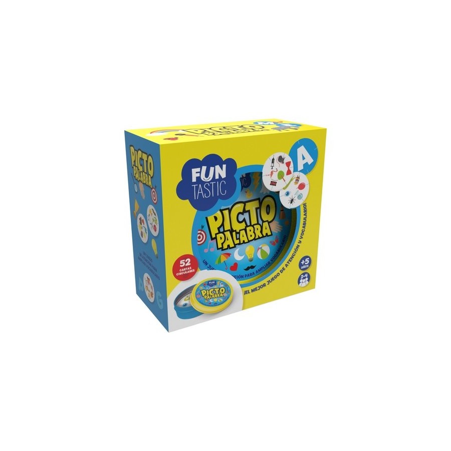 JUEGO IMAGILAND CARTAS REDONDAS FUNTASTIC PICTO PALABRA C/CAJA