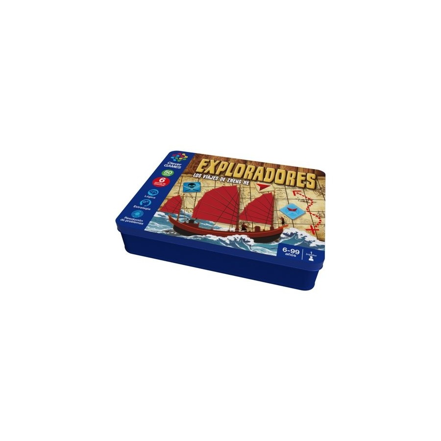 JUEGO IMAGILAND INTELIGENTES EXPLORADORES CAJA METALICA