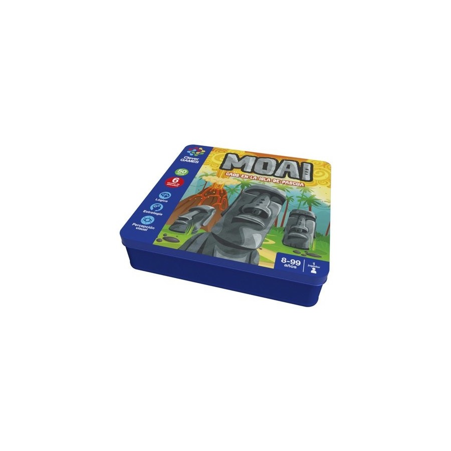JUEGO IMAGILAND INTELIGENTES MOAI CAJA METALICA