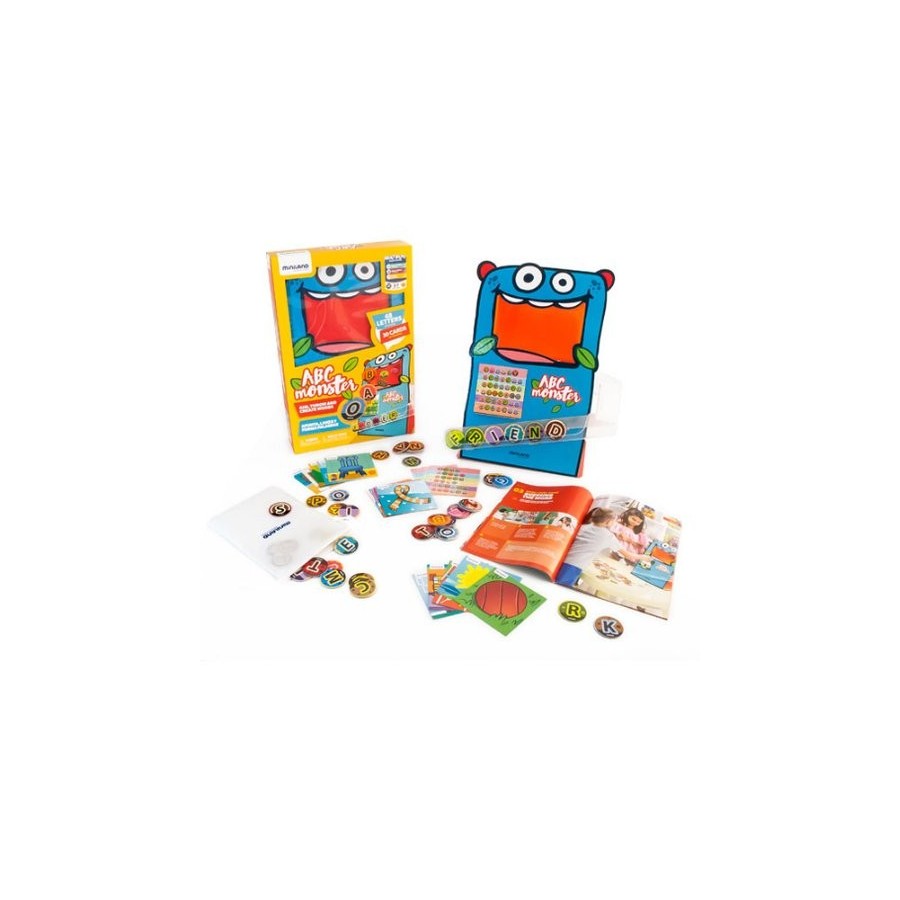 JUEGO MINILAND ABC MONSTER MONSTRUO ZAMPA LETRAS