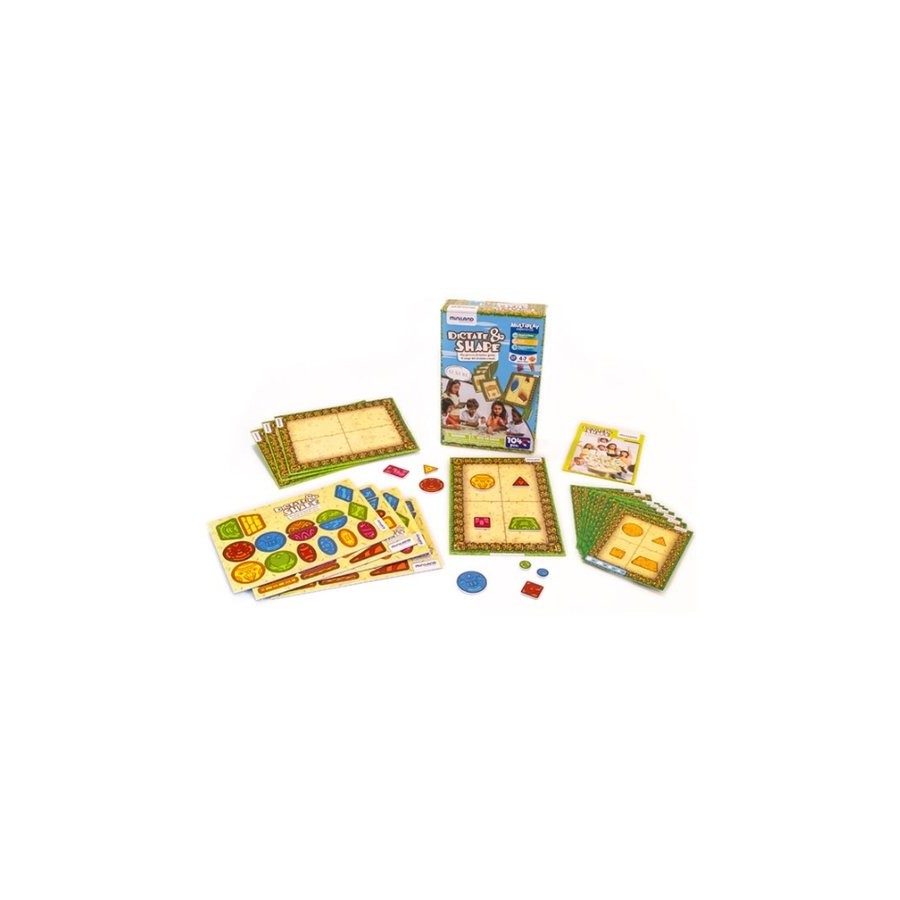 JUEGO MINILAND DICTATE&SHAPE DICTADO VISUAL HABLE, ESCUCHA Y COOPERA