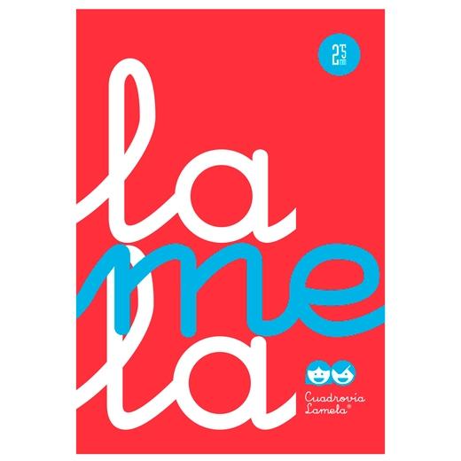 LAMELA BLOC tapa POLIPROPILENO Fº 80h CUADROVIA 3 mm ROJO